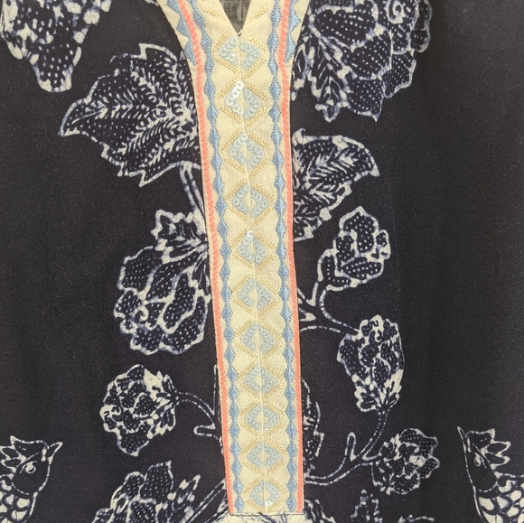 Anthropologie One September Embroidered Tunic Top - Picture 5 of 10